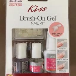 Nail Kits By Kiss Brush On Gel