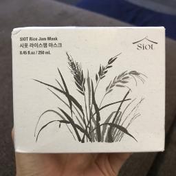 K-beauty Brand new SIOT Rice Jam Mask 