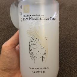 GLAMFOX Rice Niacinamide Glowing and Moisturizing Toner 